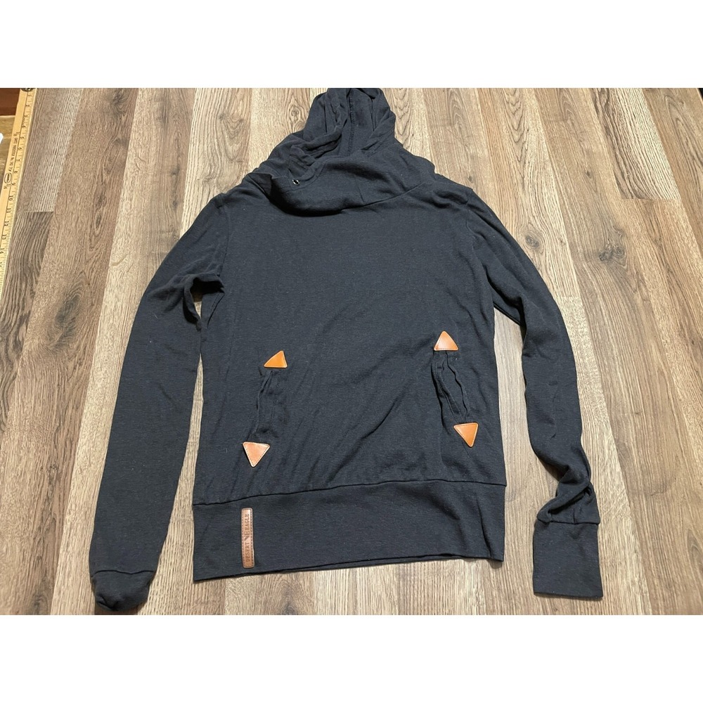 Hua Lan Desert Eagle Hoodie, Womens Large, Brown Gray, Hoodie, Pullover, Pocket